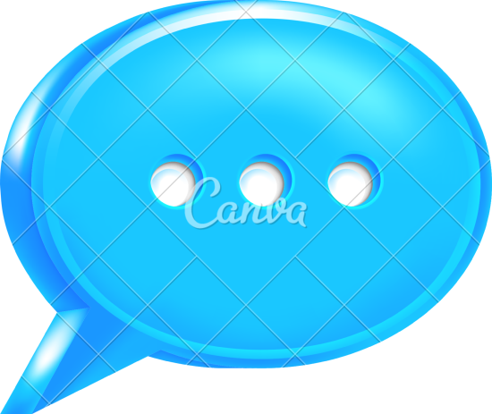 Blur Clipart Speech Bubble - Clip Art (550x463)