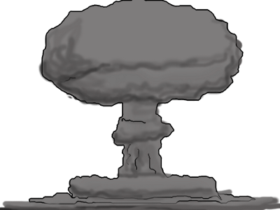 Mushroom Cloud Png Gif (400x300)