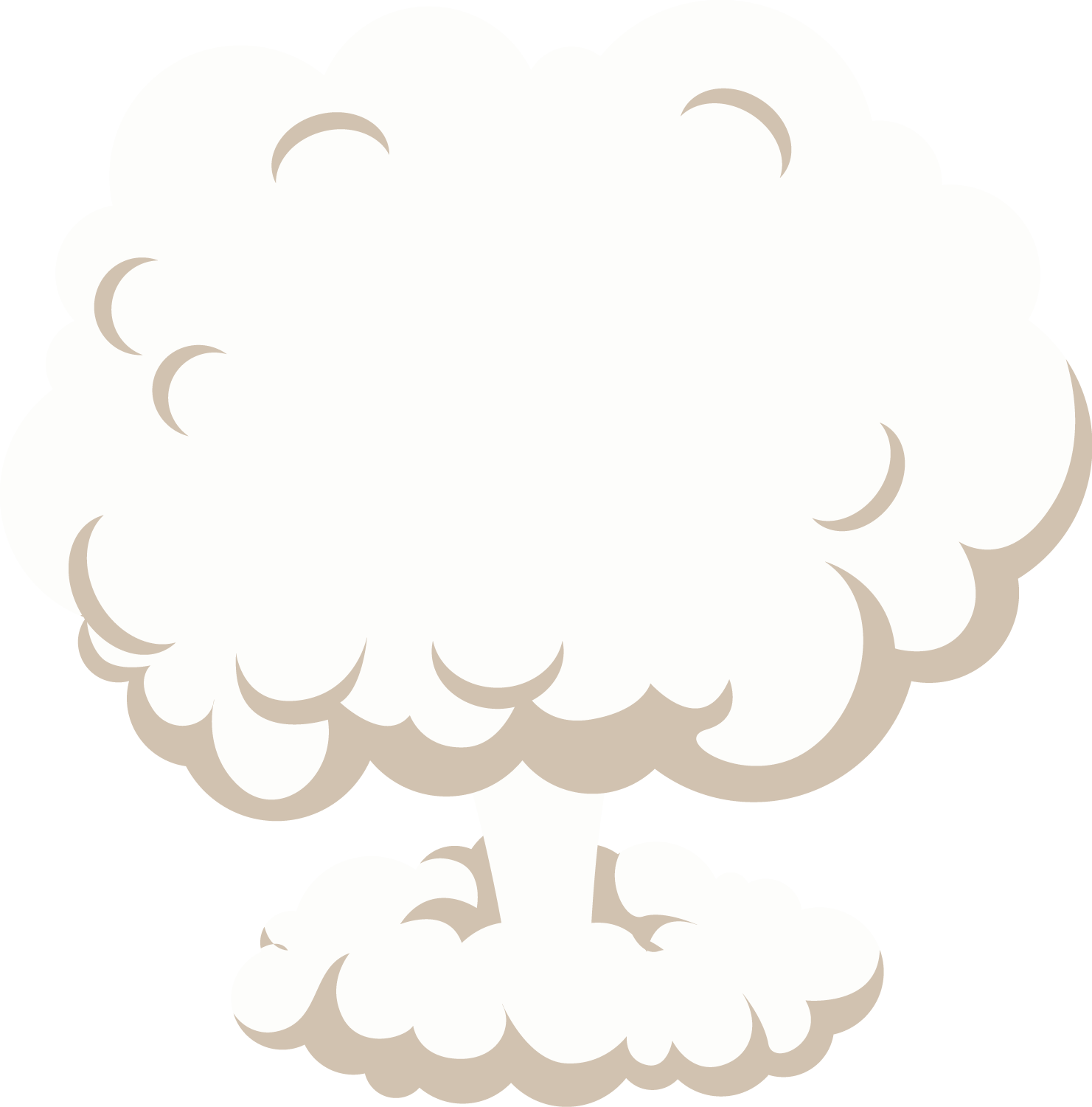 Mushroom Cloud Clip Art - Explosion Smoke Vector (1481x1501)