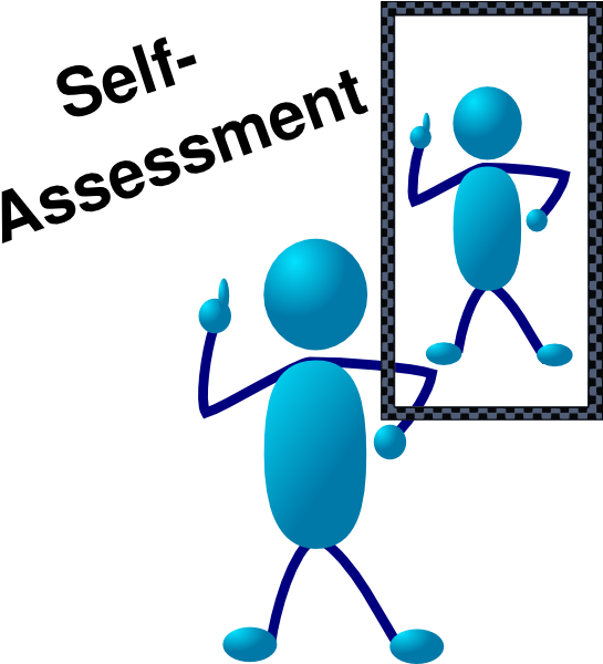 Self-assessment Cliparts - Stick People Clip Art (558x599)