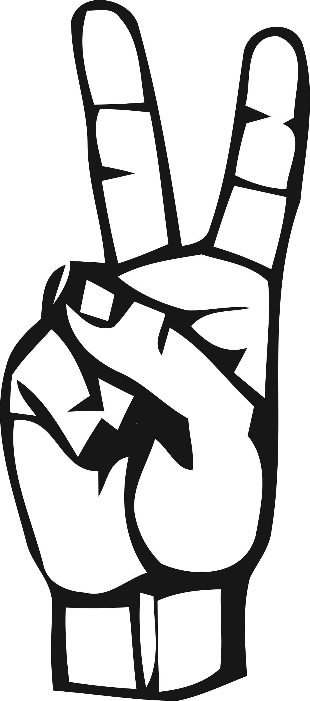 Big Image - V In Sign Language (1063x2400)