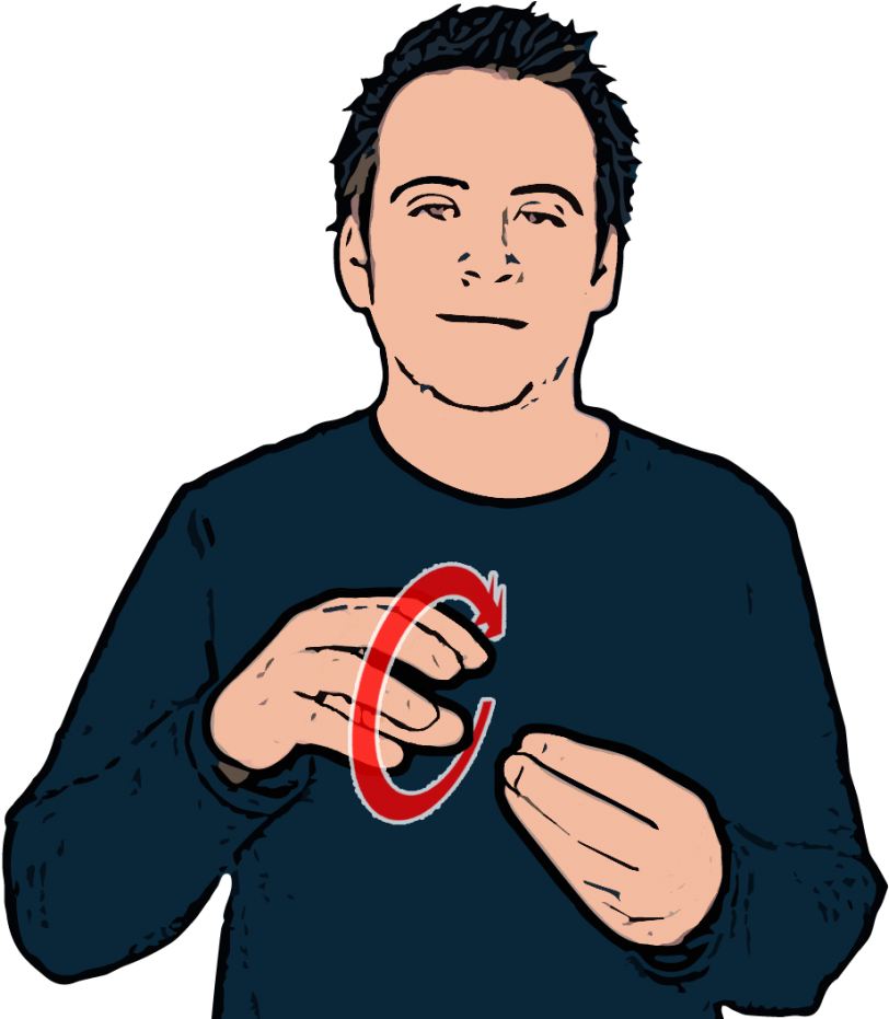 British Sign Language - Tomato In Sign Language (856x930)