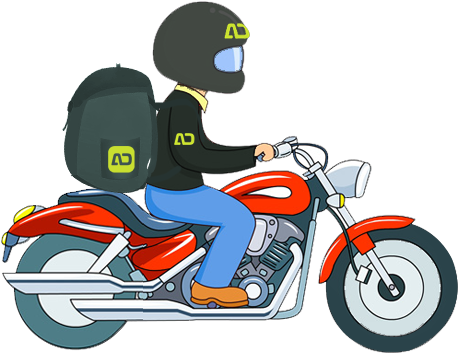 Deliveroo Food Delivery Up To 27 H With Your Bicycle - Delivery Boy On Bike (550x416)