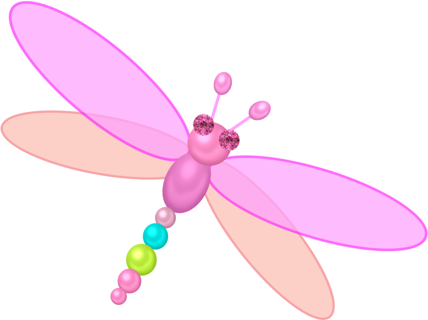 Png Dragonfly And Peacock Made With Pearls,created - Dragonfly Png Transparent (1600x1516)