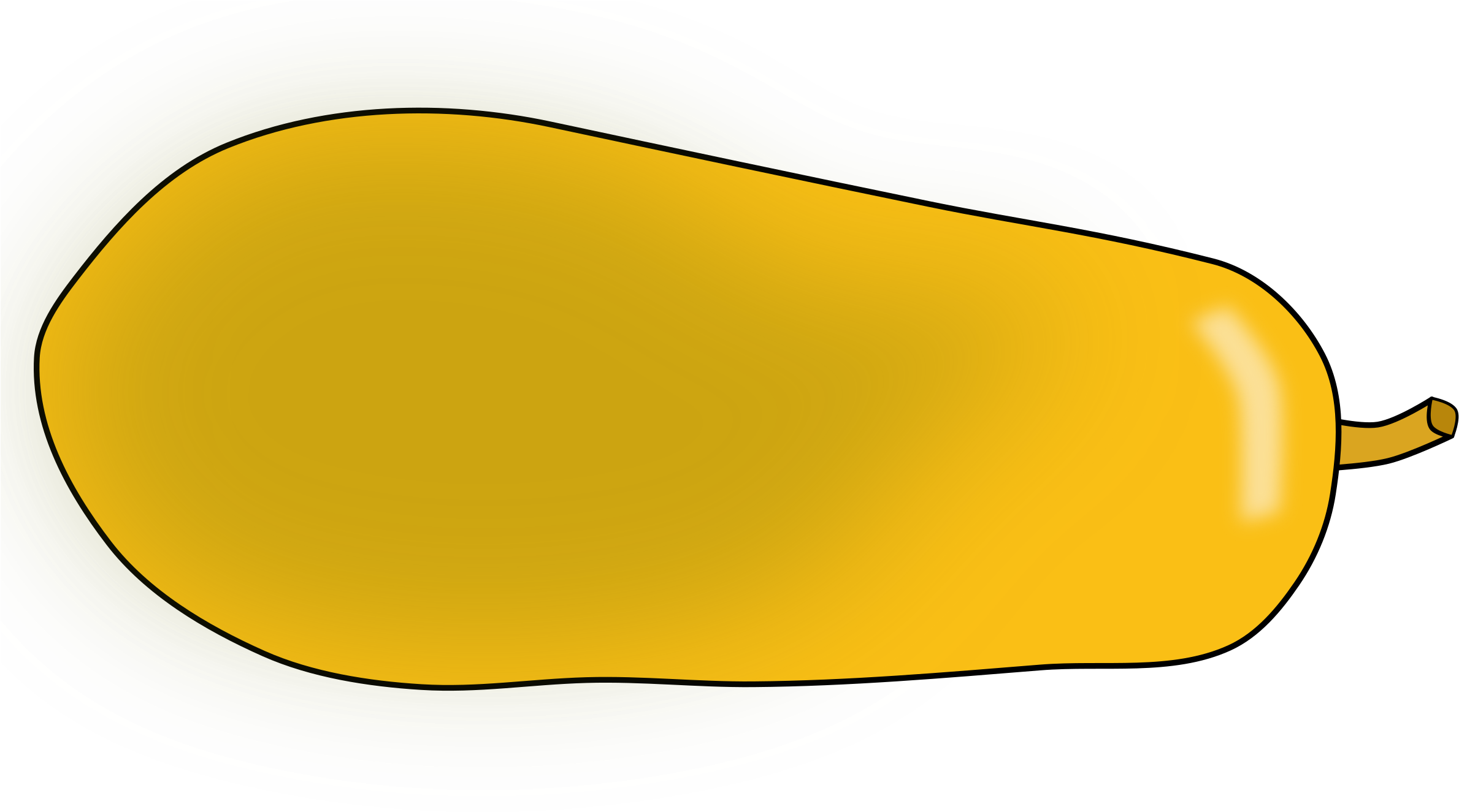 Clipart - Papaya Clip Art (2400x1440)