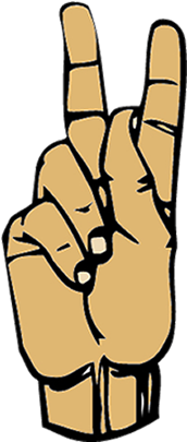 Enter Your Name In The Box Below And Then Press Go - Sign Language Letter K (450x450)