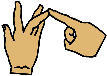 Enter Your Name In The Box Below And Then Press Go - Sign Language (450x450)