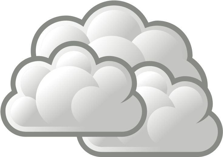 Cloudy Cliparts - Trabalenguas El Cielo Esta Encapotado (800x800)