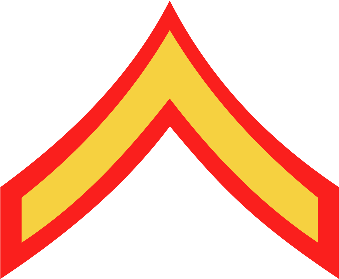 Pfc Marines - Marine Corps Rank Insignia (2000x1652)