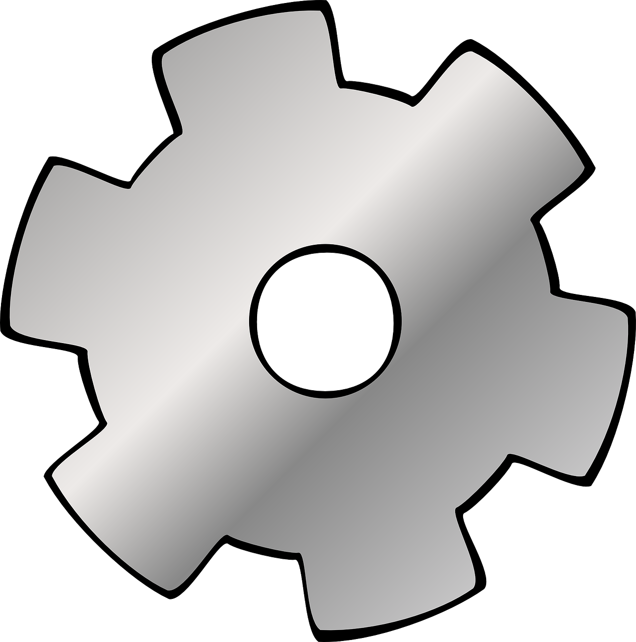 Cog Large 900pixel Clipart Cog Design Clipartsfree - Gear Clipart (1269x1280)
