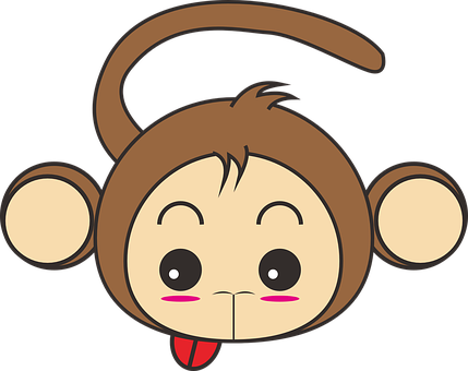 Byeongsinnyeon 2016 Monkey Animal New Year - وکتور میمون (429x340)