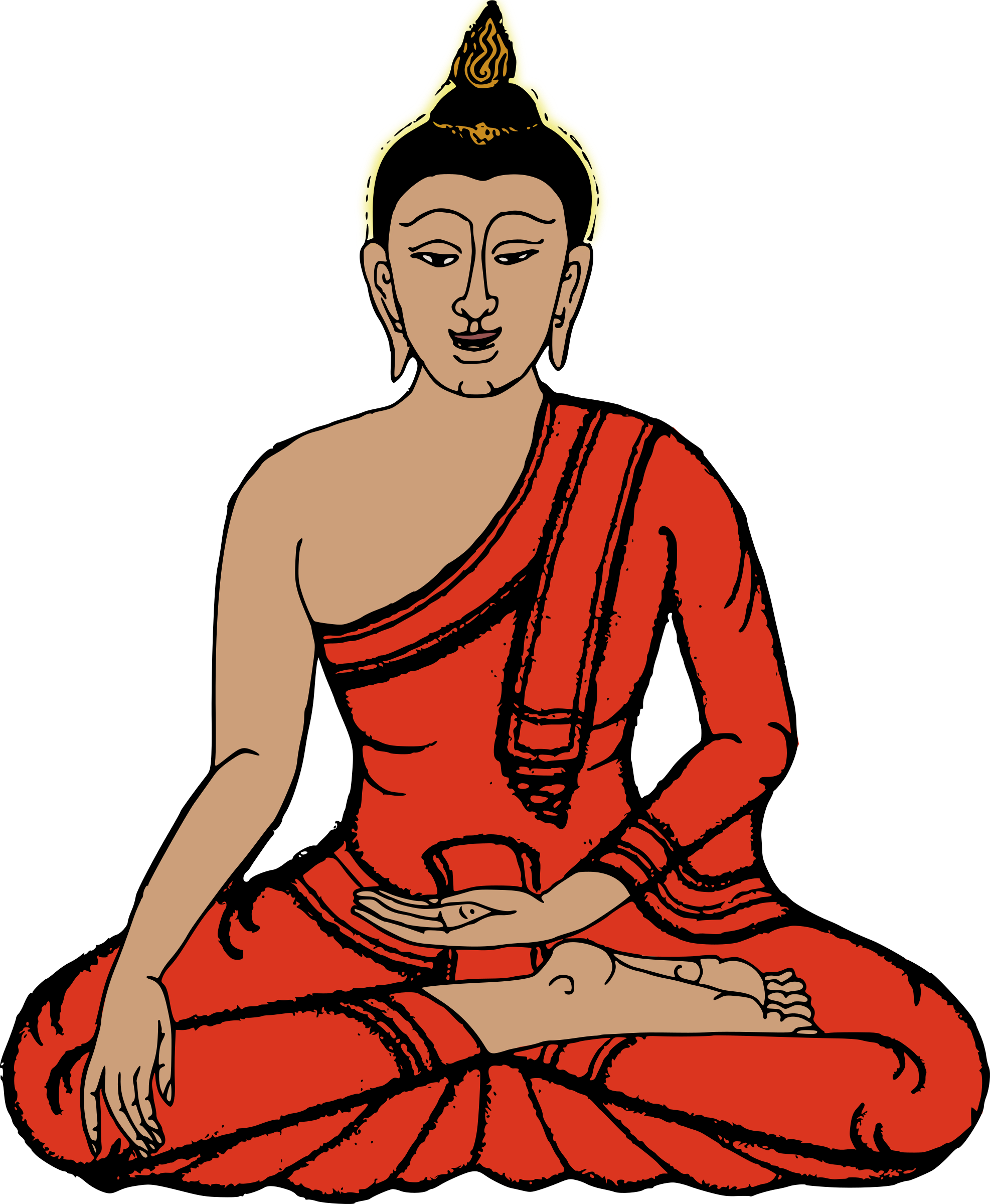 Big Image - Buddha Clipart Transparent (1974x2400)