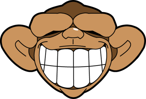 Spunky Monkey Media - Cartoon Monkey (500x339)