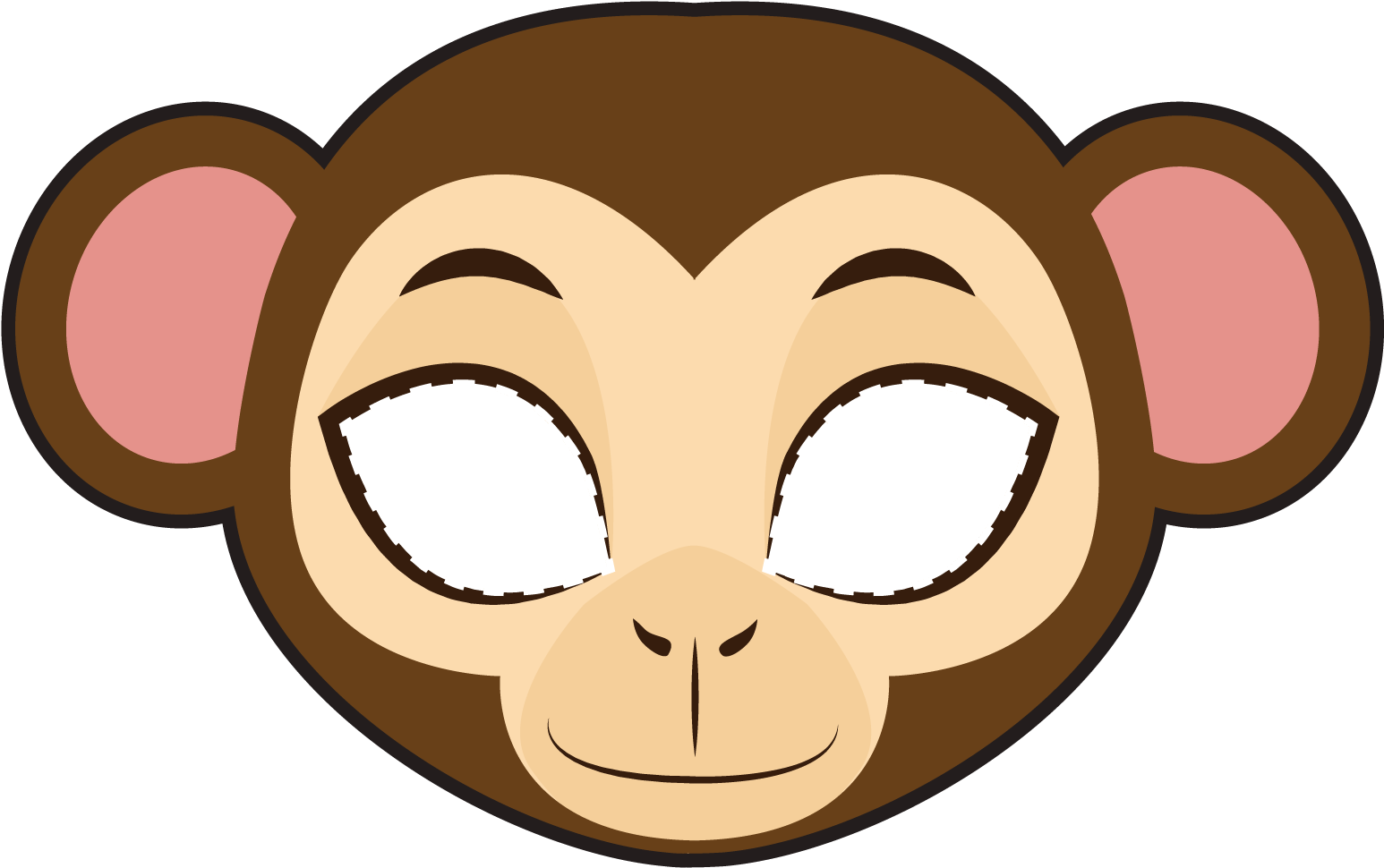 Monkey Clip Art - Vector Graphics (1600x1600)