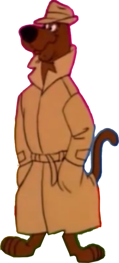 Scooby-doo As A Detective - Scooby Png (460x1016)