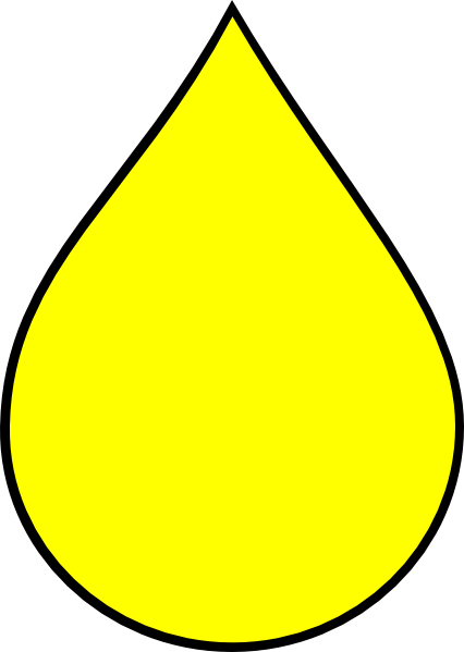 Yellow Drop Clipart (426x599)