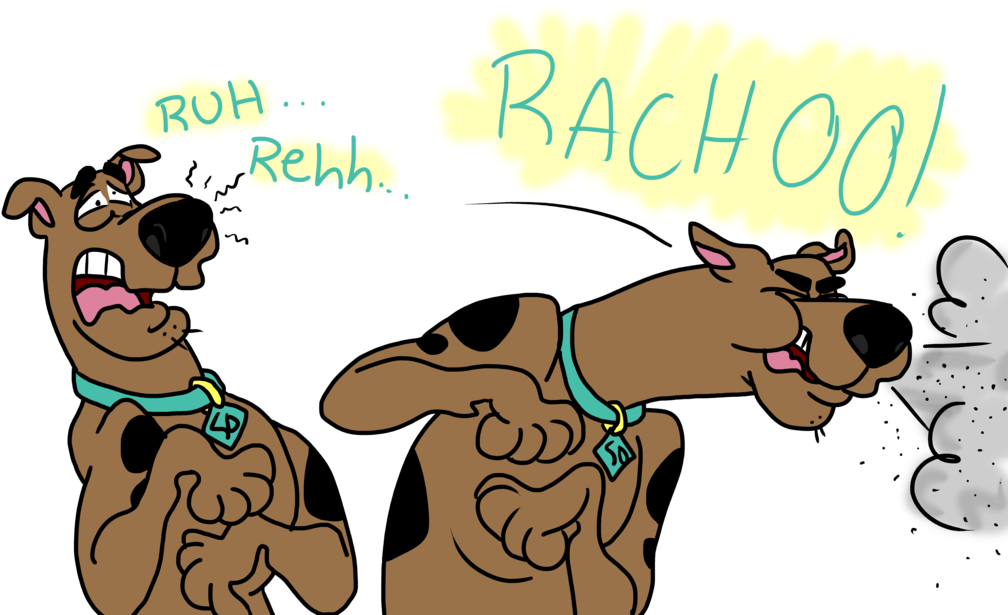 Scooby Doo Sneeze Comic By Psfforum - Sneezing Cartoons (1024x616)