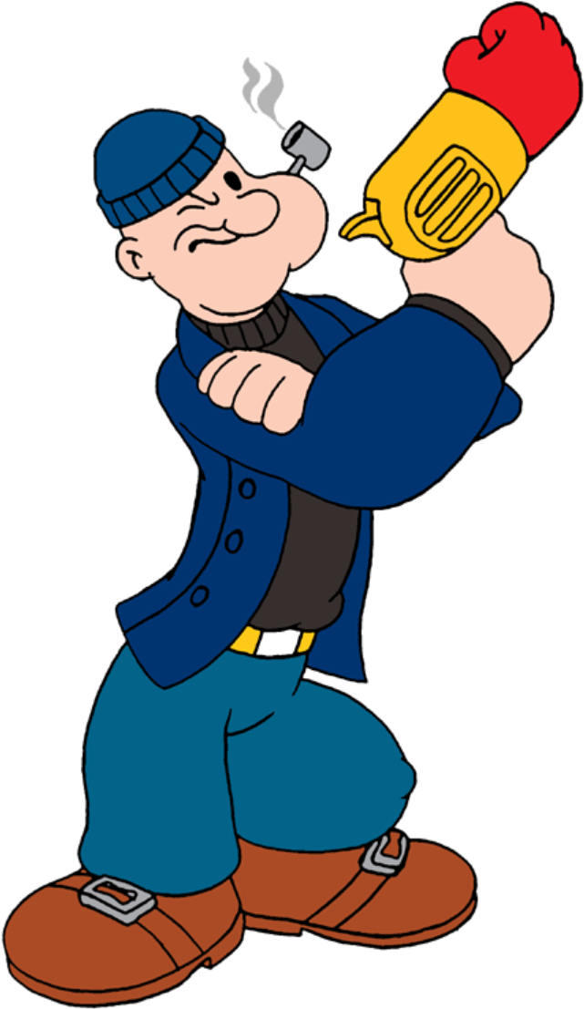 Steampunk Popeye By Hewytoonmore - Popeye Png Deviantart (665x1126)