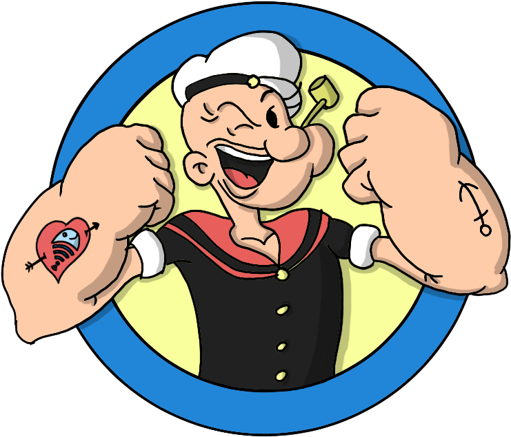 Rush De La Espinaca De Popeye Village T-shirt - Features And Benefits (797x691)