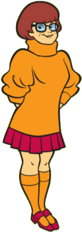 ﻿velma Is The Brains Of The Scooby Gang - Velma From Scooby Doo (252x481)