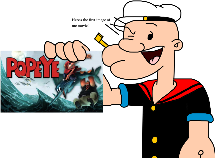 Popeye Shows The First Image Of His Cgi Film By Marcospower1996 - Computer Animation (894x894)