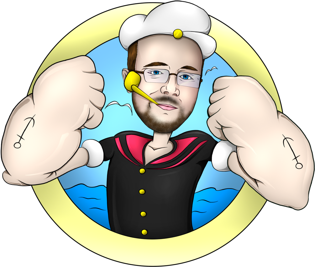 Popeye Caricature By Vadiv Popeye Caricature By Vadiv - Popeye Caricature (1280x905)