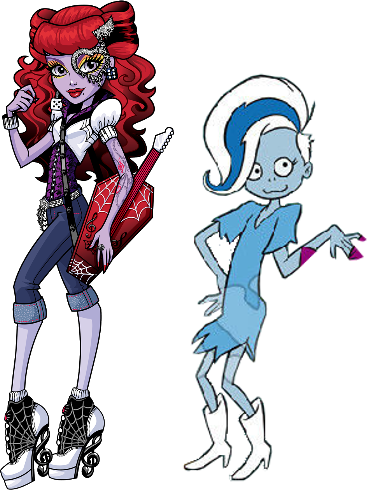 Operetta And Phanty By Figyalova - Monster High Operetta (734x979)