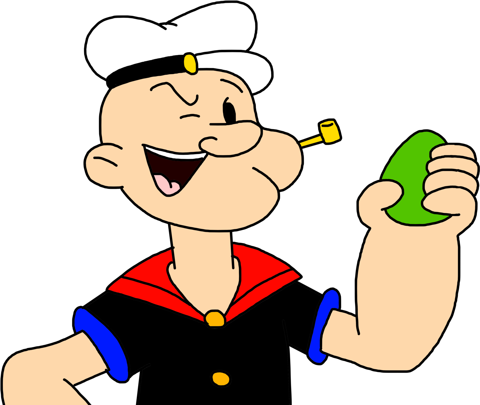 Popeye With Easter Egg - Popeye Png (1600x1600)