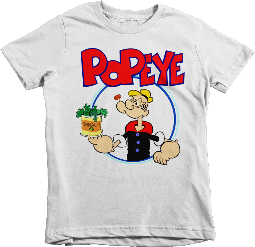 Popeye The Sailorman Kids T-shirt - Popeye The Sailor Man (1000x1000)