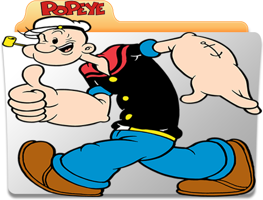 Popeye-the Sailor Man Folder Icon 2 By Gterritory - Popeye-the Sailor Man Folder Icon 2 By Gterritory (512x512)