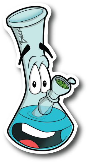 Bart Leby Bong Sticker - Bong Sticker (600x600)