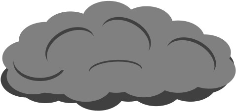 Fog Clipart Dark Cloud - Fog Clipart Dark Cloud (512x247)