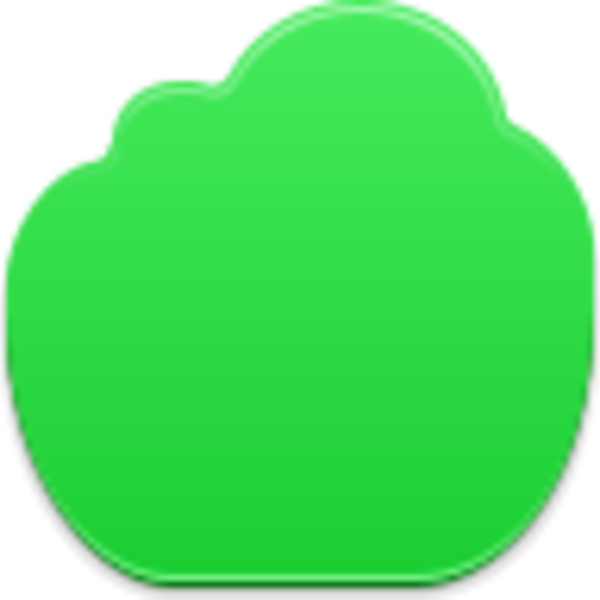 Green Clouds Clip Art - Facebook (600x600)
