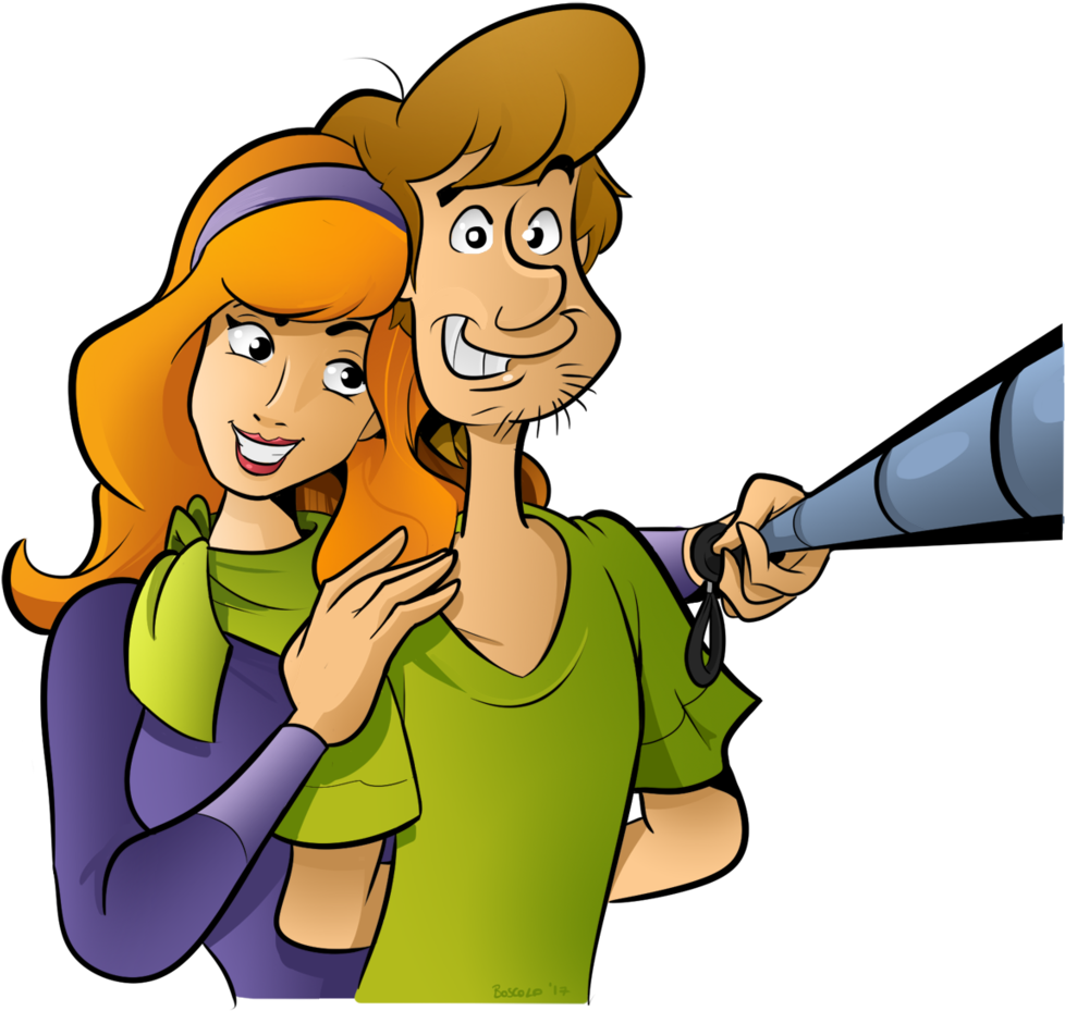 Boscoloandrea Commission - Scooby Doo Shaggy And Daphne (1024x1033)