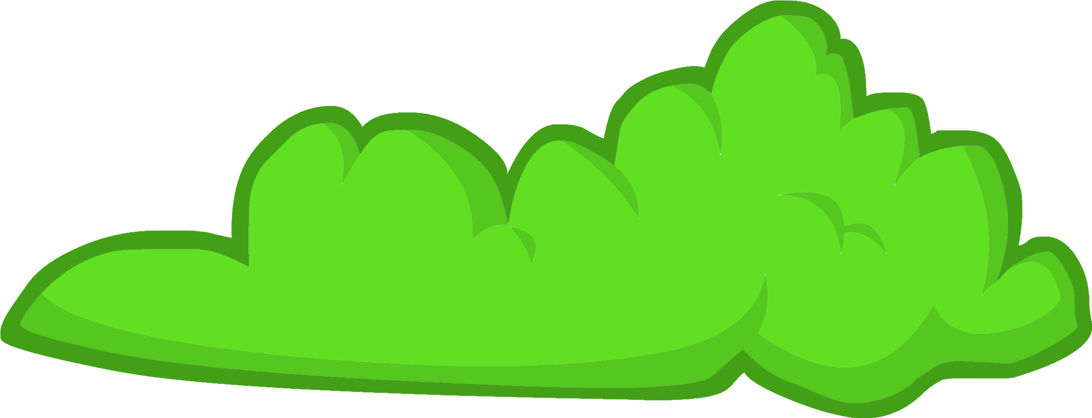 Green Cloud Body By Thegreenskyofbfdi On Deviantart - Cloud Bfdi (2186x838)