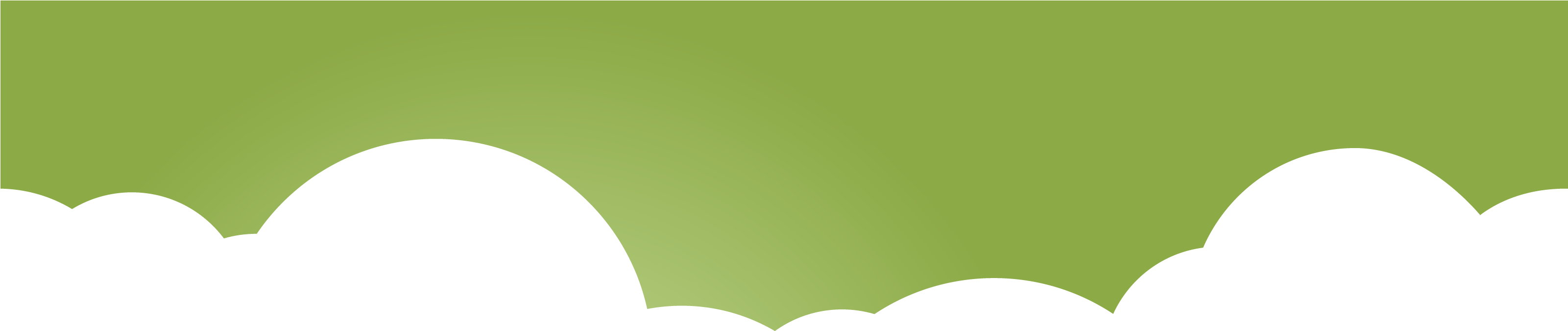 Header Clouds 2x - Header And Footer Png (3200x800)