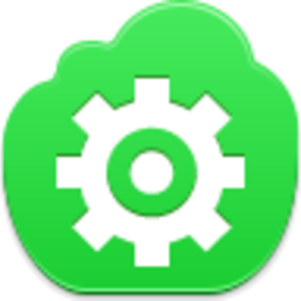 Icono Engranaje Blanco Png (600x600)