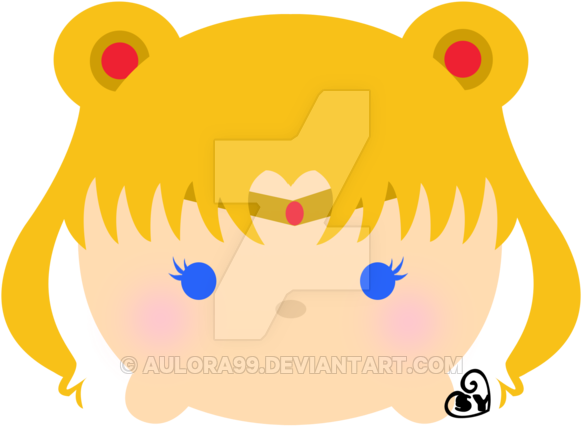 Tsum Tsum Sailor Moon` By Aulora99 - Tsum Tsum Sailor Moon` By Aulora99 (600x448)