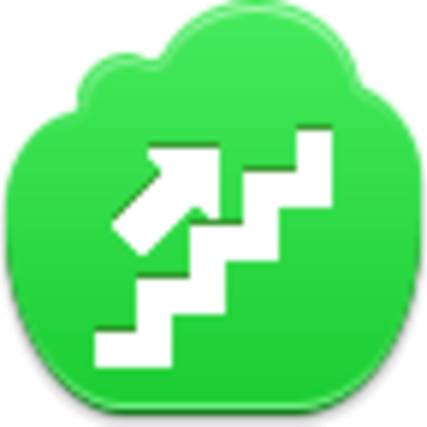 Upstairs Icon - Stairs Icon Png White (600x600)