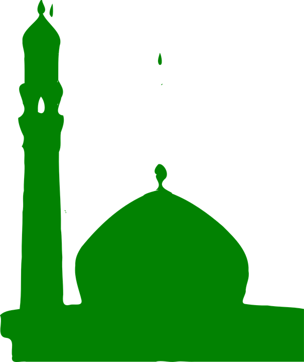 Green Cloud Cliparts 24, - Mosque Clip Art (606x720)