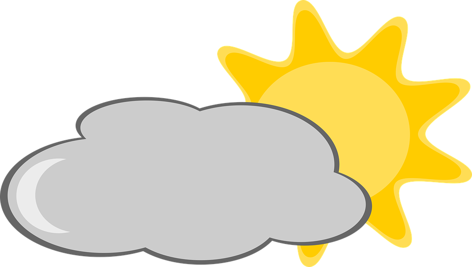 Green Cloud Cliparts 23, - Weather (960x544)