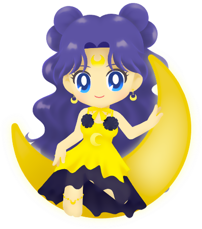 Luna Human Sailordrops Moon - Sailor Moon Drops Luna (556x466)