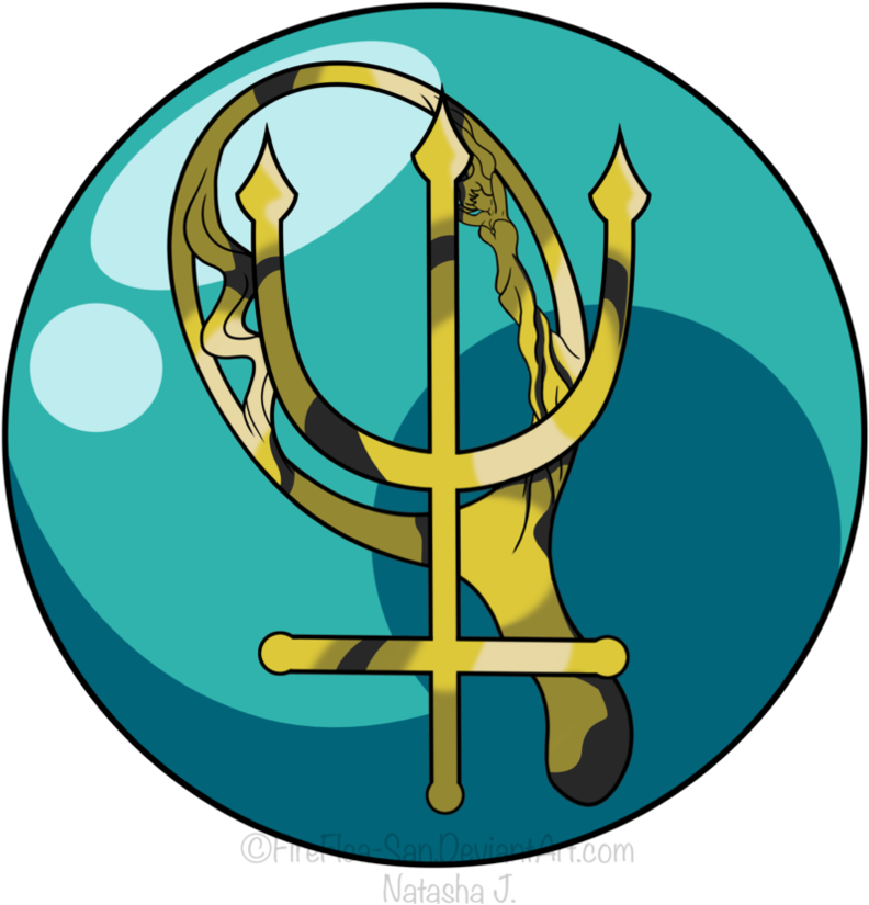 Images Of The Element Mercury - Sailor Moon Neptune Symbol (894x894)
