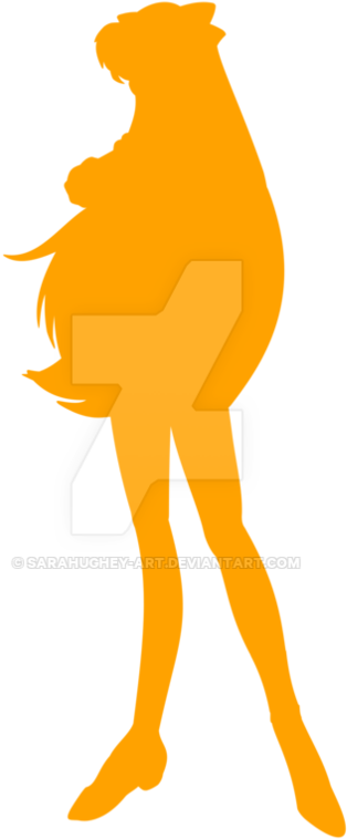Sailor Venus Silhouette By Sarahughey-art - Sailor Venus Silhouette (894x894)