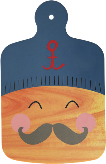 Rice Cutting Board With Sailor Print - Snijplank Rice (600x600)