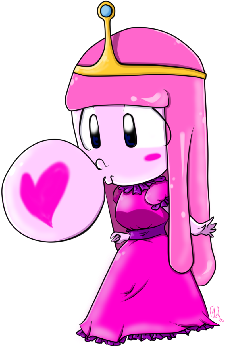 Kawaii Princess Bubble Gum By Chissyrulez94 Kawaii - Princess Bubblegum Chewing Gum (900x1238)