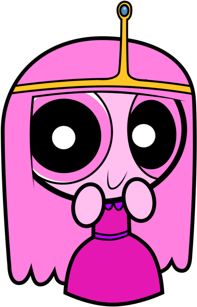 Puffed Princess Bubblegum By Jm08191998 - Adventure Time Power Puff Girls (730x1095)