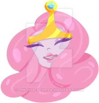 Princess Bubblegum Icon By Zinovia-star - Illustration (400x400)