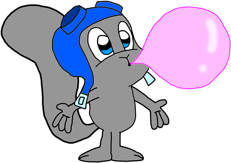 Rocky Blows A Bubble Gum By Kalebdouglass2 - Bubble Gum (1030x775)