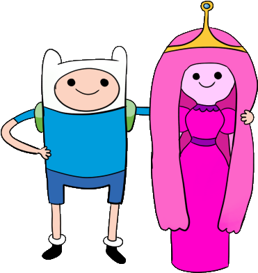 Finn And Princess Bubblegum By Difab0220 - Princess Bubblegum And Finn Png (415x418)